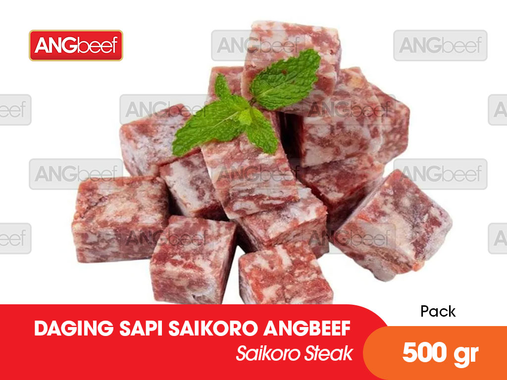 Daging Sapi Saikoro Steak Angbeef 500 gr