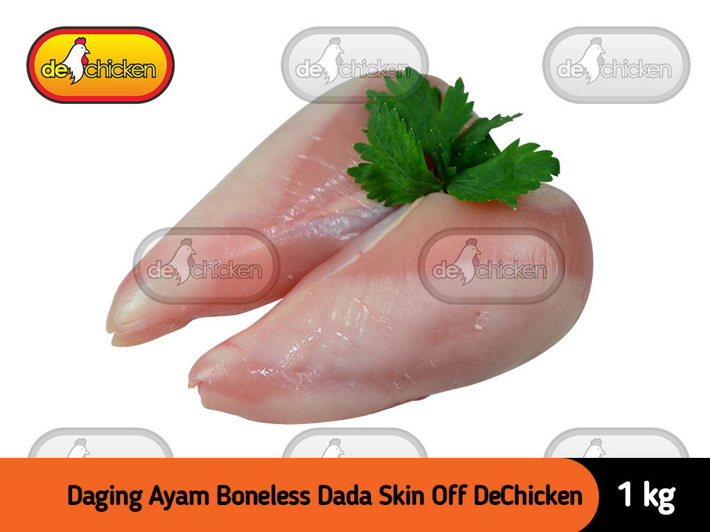 Daging Ayam Boneless Dada Skin Off DeChicken 1 kg